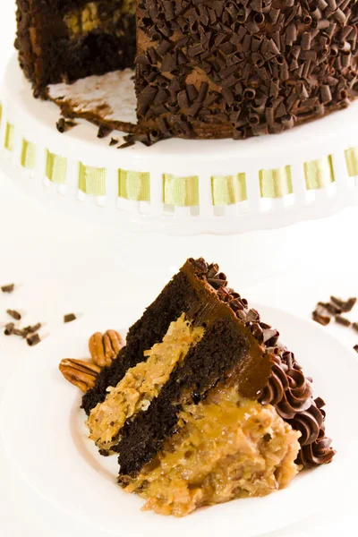 Tort german de ciocolată — Fotografie, imagine de stoc