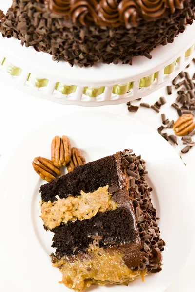 Pastel de chocolate alemán — Foto de Stock