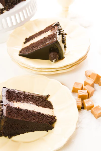 Trufla Karmel solone tort — Zdjęcie stockowe