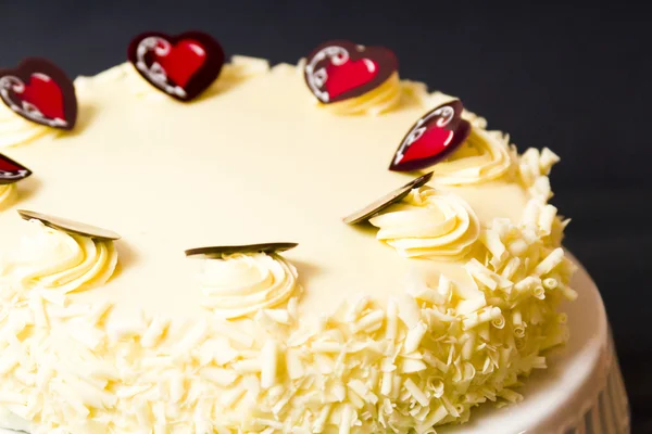 Λευκό cheesecake σοκολάτας — Φωτογραφία Αρχείου