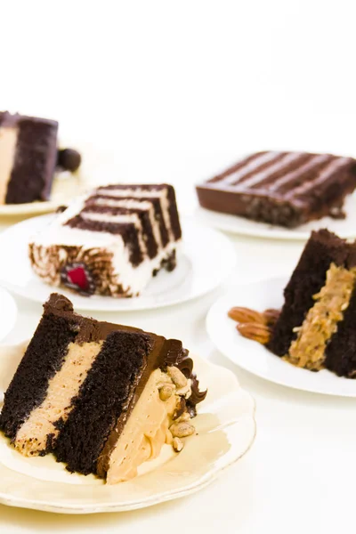 Čokoládové dorty — Stock fotografie