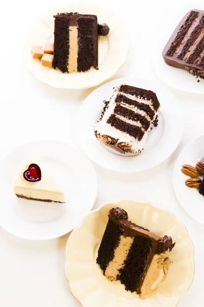 Čokoládové dorty — Stock fotografie