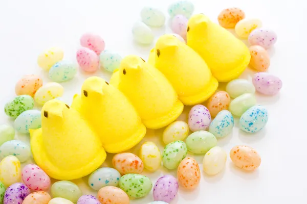Marshmallow kuikens — Stockfoto