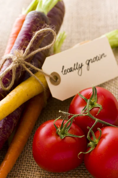 Produtos hortícolas orgânicos — Fotografia de Stock