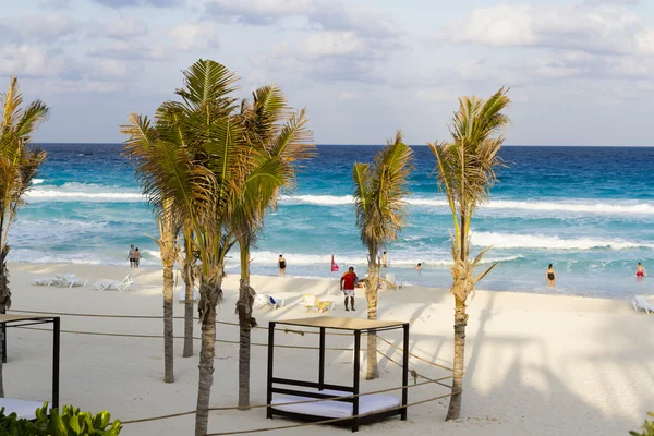 Beach cabanas — Stock Photo, Image