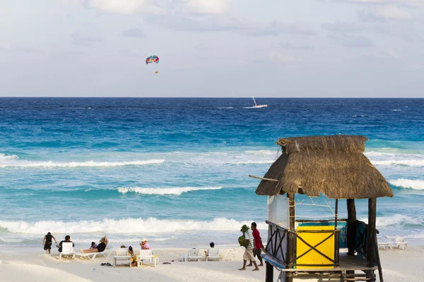 Strand van de Caribische zee — Stockfoto