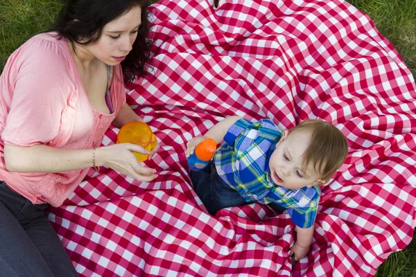 Famiglia giovane — Foto Stock