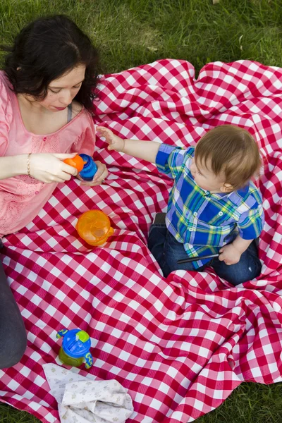 Famiglia giovane — Foto Stock