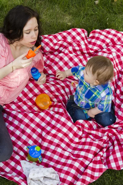 Famiglia giovane — Foto Stock