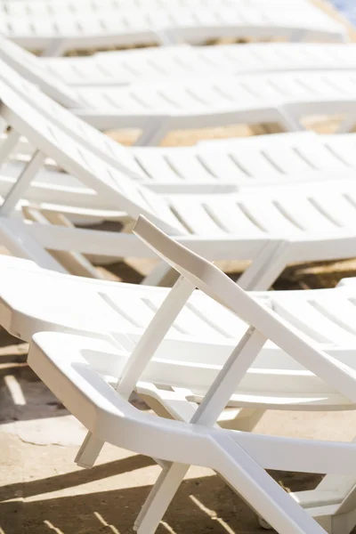 Pool chairs — Stock Photo, Image