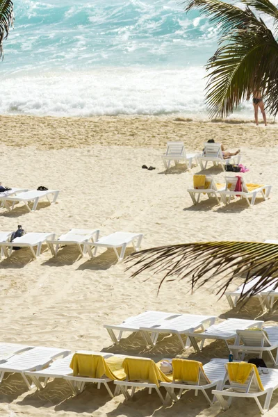 Strand van de Caribische zee — Stockfoto