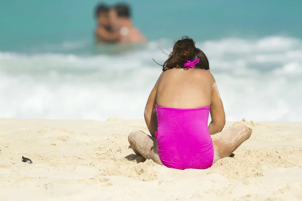 Strand van de Caribische zee — Stockfoto