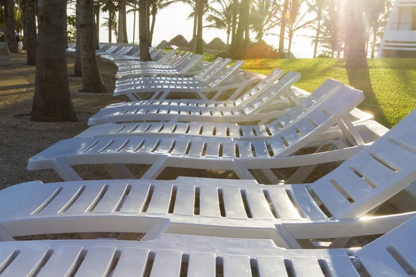 Pool chairs — Stock Photo, Image