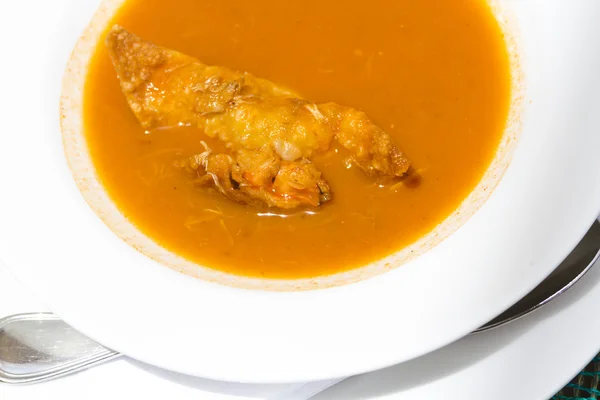Crab soup — Stock Photo, Image