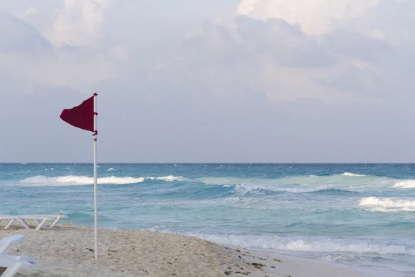 Strand van de Caribische zee — Stockfoto