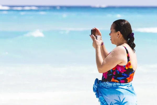 Praia do Mar do Caribe — Fotografia de Stock