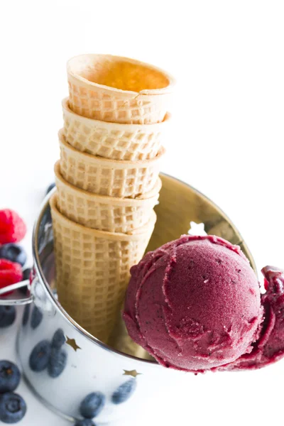 美食冰淇淋 — 图库照片