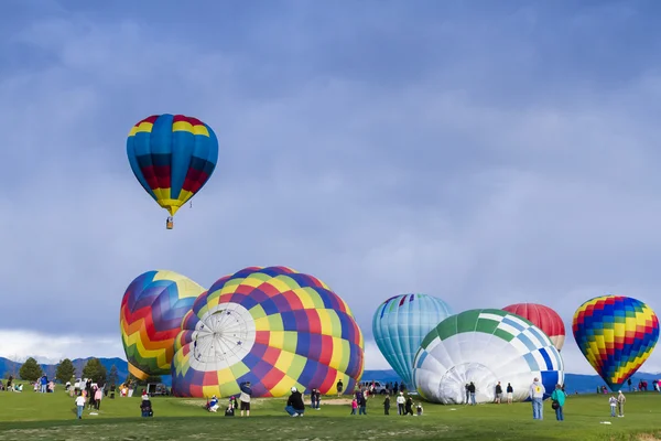 Heißluftballon — Stockfoto