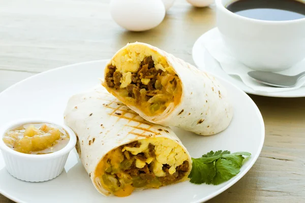 Frukost borrito — Stockfoto