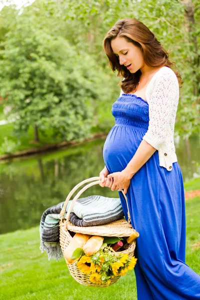 Mujer embarazada. — Foto de Stock