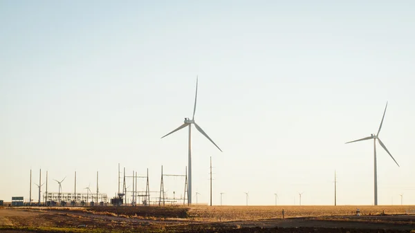 Parc d'éoliennes — Photo