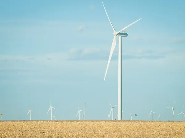 Windturbinepark — Stockfoto