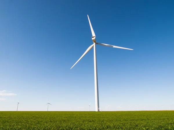 Wind turbines farm — Stock Photo, Image