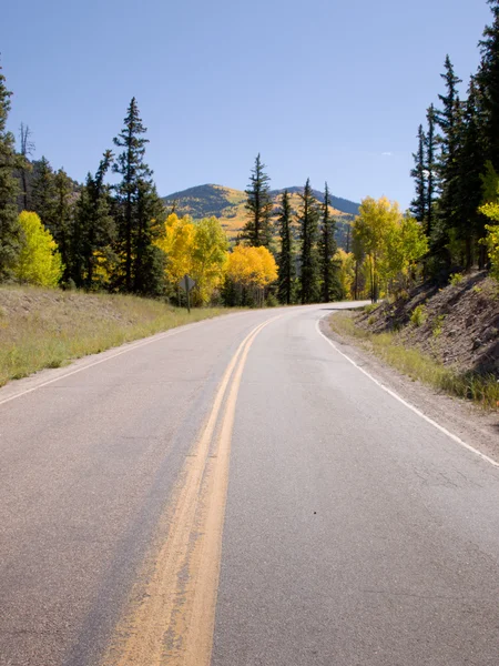 Autumn on the road — Stock Photo, Image