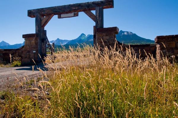 Ranch Entrance — Stock Photo, Image