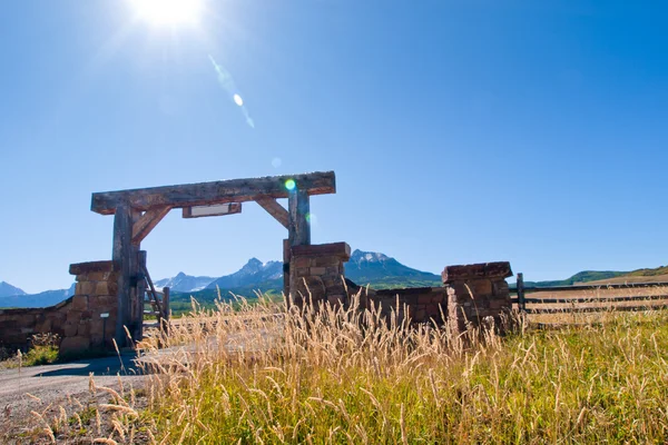 Entrée du ranch — Photo