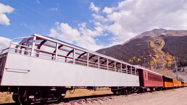 Smalspåriga tåget — Stockfoto