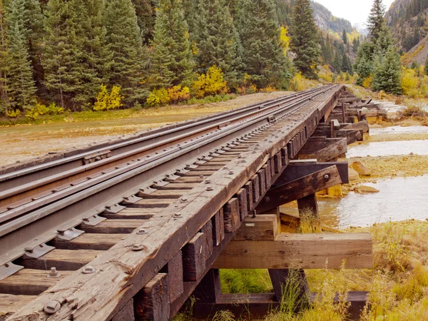 Railroad tracks — Stockfoto