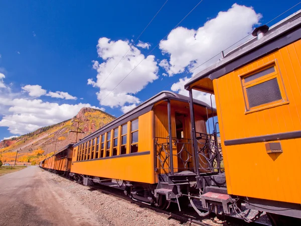 Узкоколейный поезд — стоковое фото