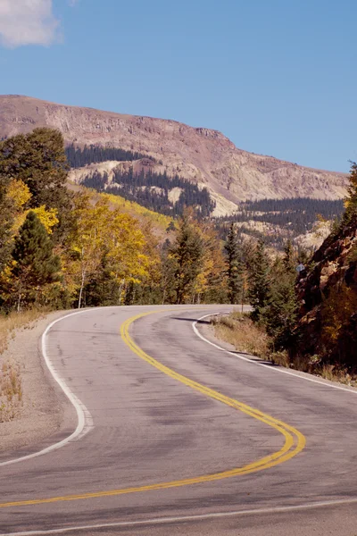 Autumn on the road — Stock Photo, Image