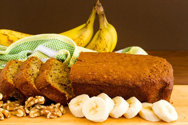 Банановый хлеб — стоковое фото