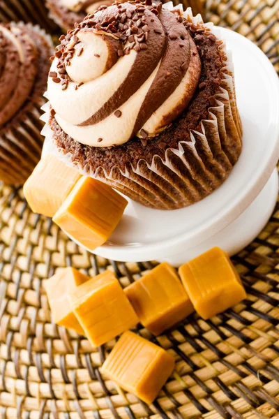 Chocolate cupcake — Stock Photo, Image