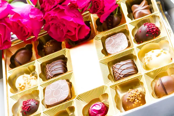 Box of chocolates — Stock Photo, Image