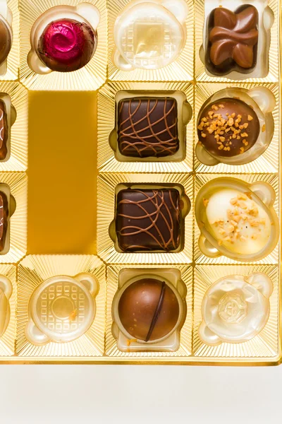 Caja de chocolates — Foto de Stock