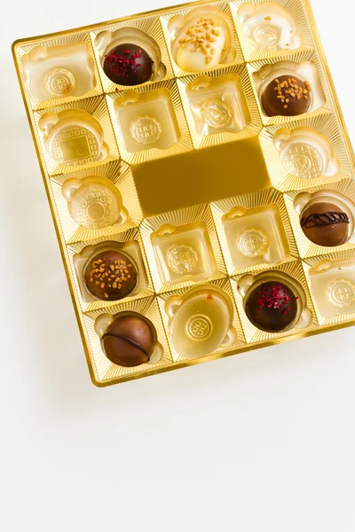 Caixa de chocolates — Fotografia de Stock