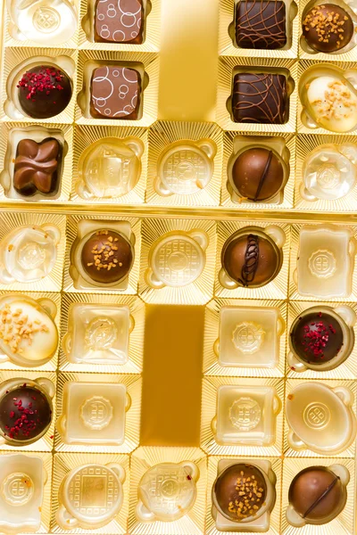 Boîte de chocolats — Photo