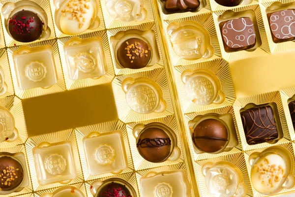 Scatola di cioccolatini — Foto Stock