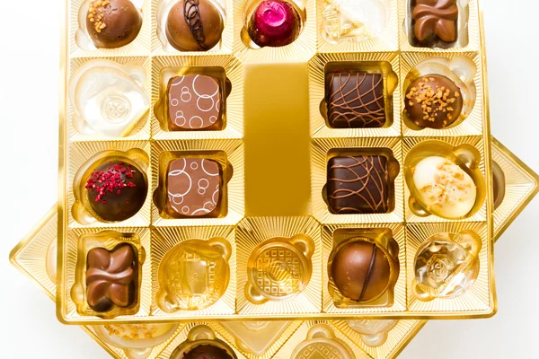 Doos chocolade — Stockfoto