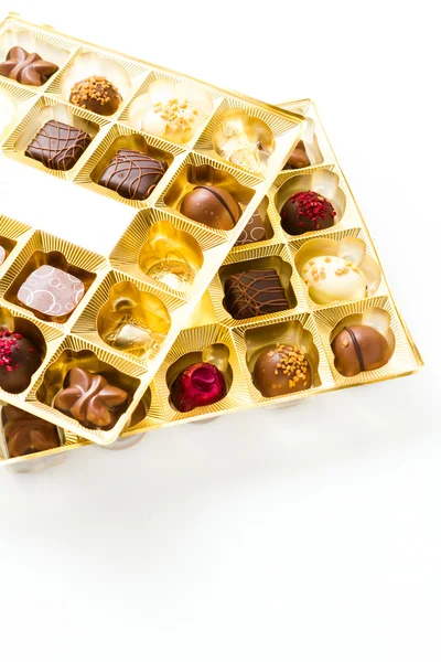 Caixa de chocolates — Fotografia de Stock