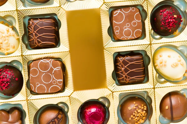 チョコレートの箱 — ストック写真