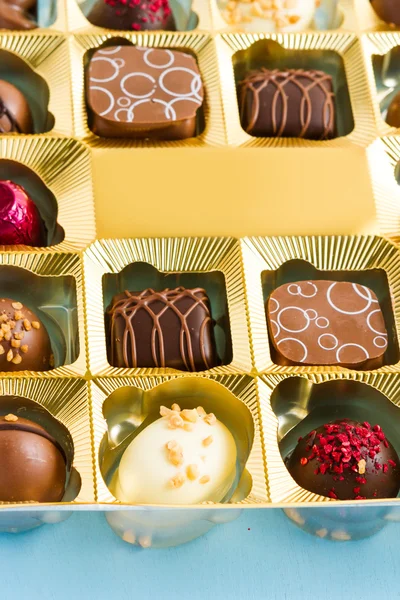 Doos chocolade — Stockfoto