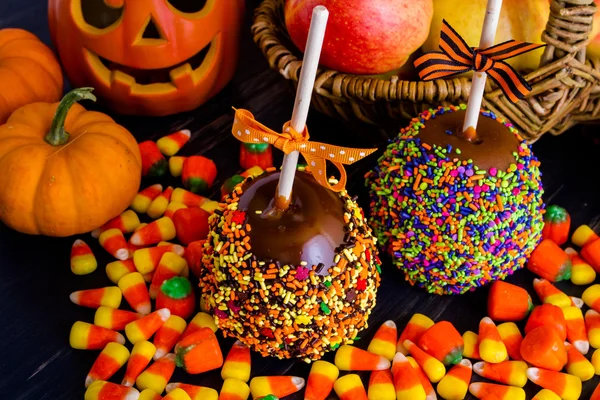 Caramel apple — Stock Photo, Image