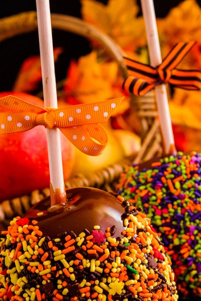 Caramel apple — Stock Photo, Image