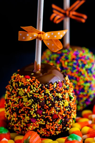 Caramel apple — Stock Photo, Image