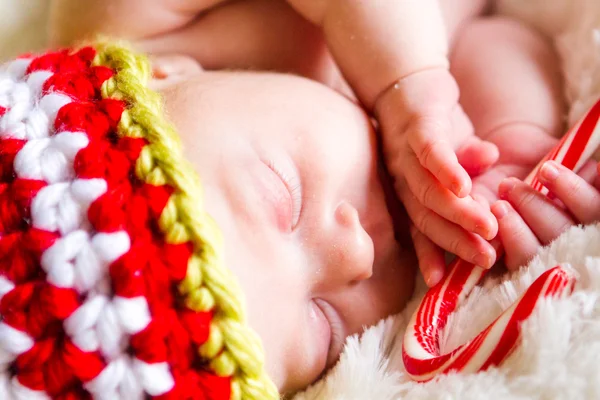 Bebé recién nacido de Navidad —  Fotos de Stock