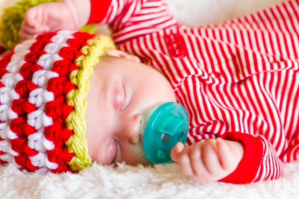 Recém-nascido natal bebê — Fotografia de Stock